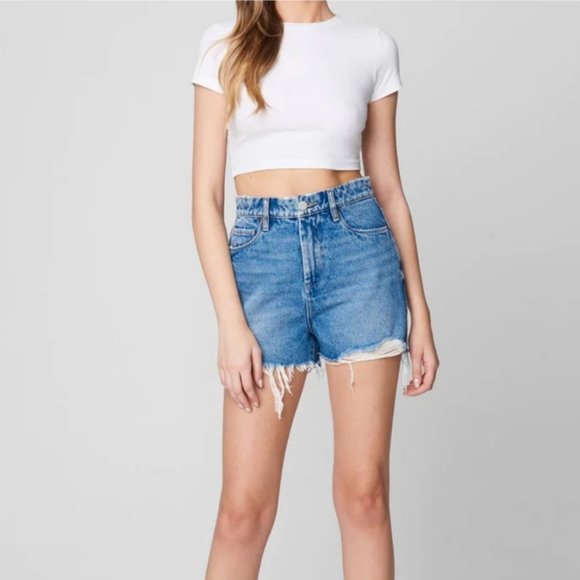 NEW Blank NYC 'Cruise Control' Distressed Denim Shorts size 30 - Picture 1 of 8